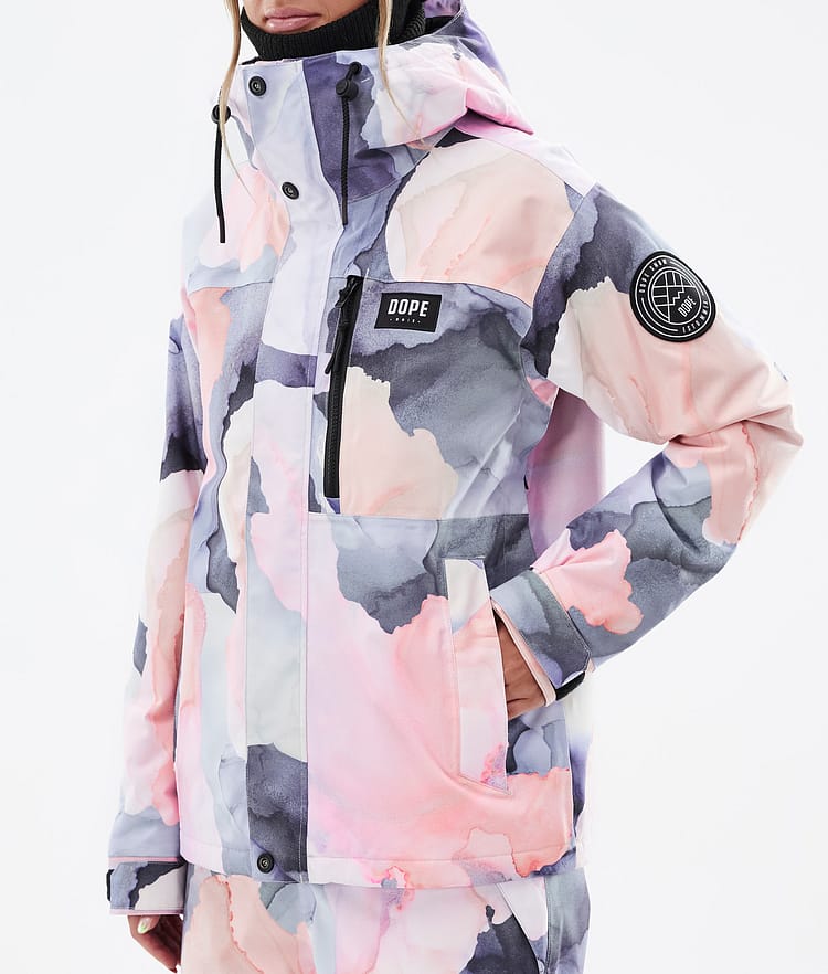 Dope Blizzard W Full Zip Snowboard Jacket Women Faded Green