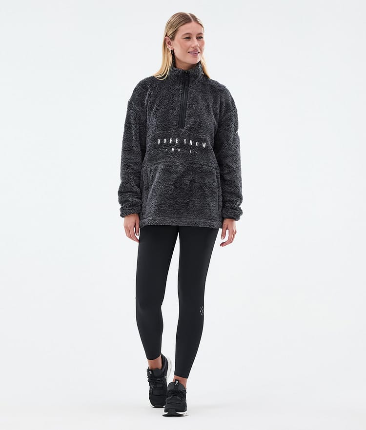 Dope Pile W Fleece Sweater Women Faded Green