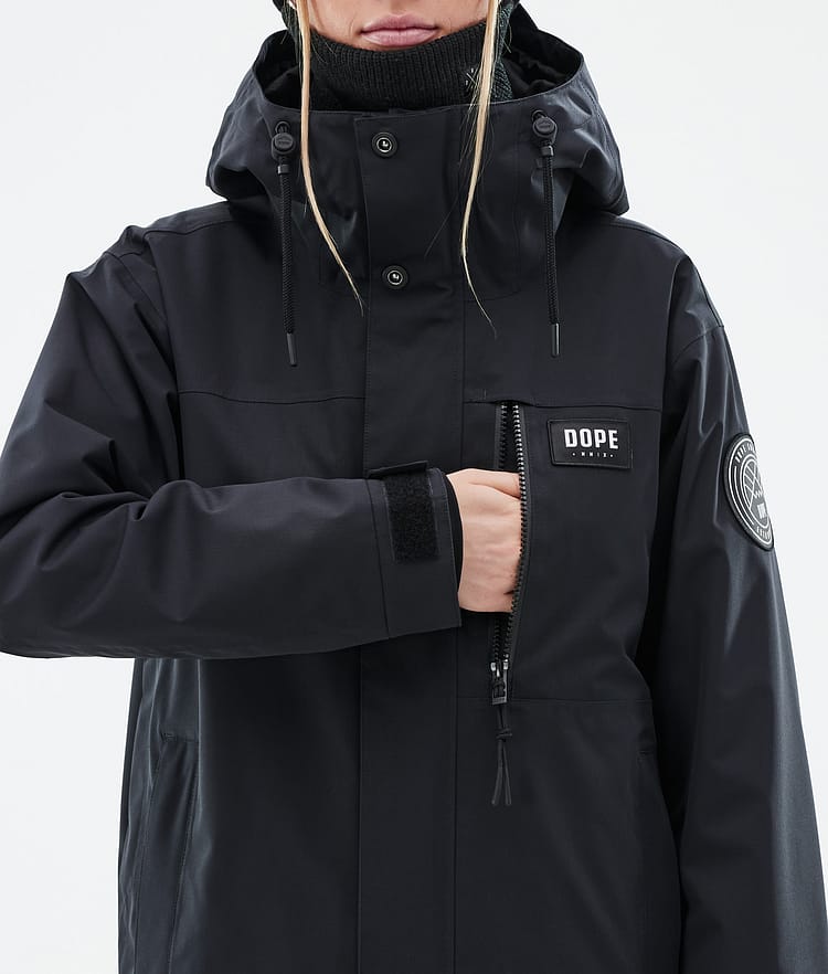 Dope Blizzard W Full Zip Snowboard Jacket Women Faded Green