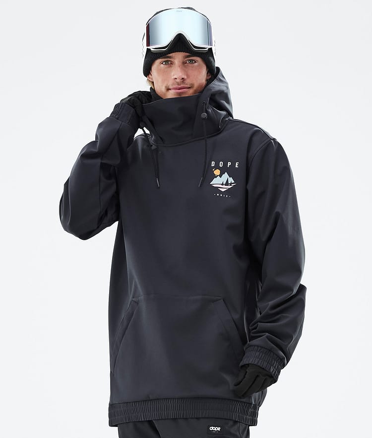 Dope Yeti 2022 Snowboard Jacket Men Pine Black Renewed
