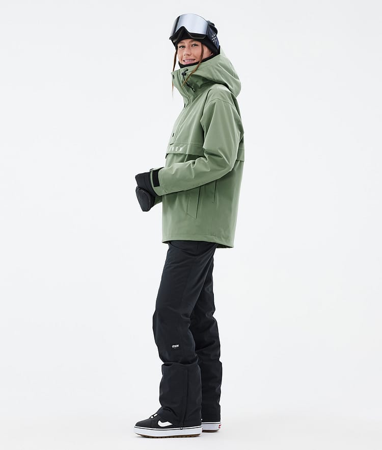 Dope Legacy W Snowboard Jacket Women Khaki Yellow