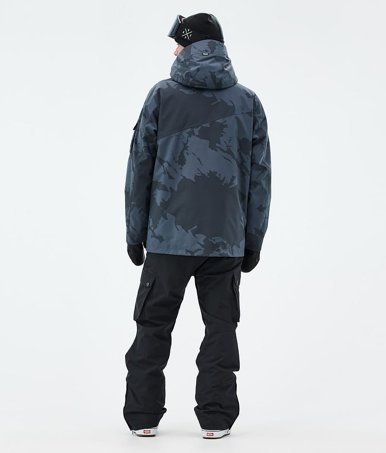 Dope Adept Snowboard Jacket Men Metal Blue Camo
