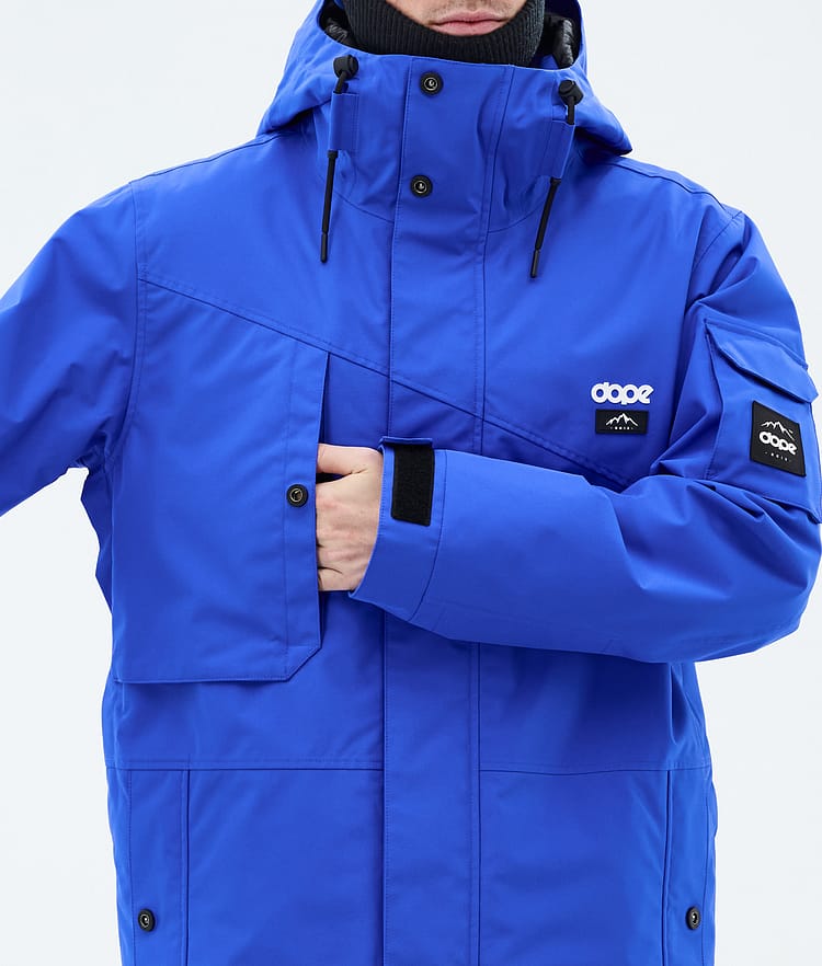 Dope Adept Snowboard Jacket Men Metal Blue Camo