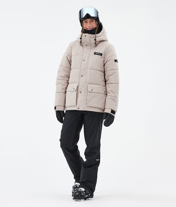 Dope Puffer W Full Zip Ski Jacket Women Light Blue