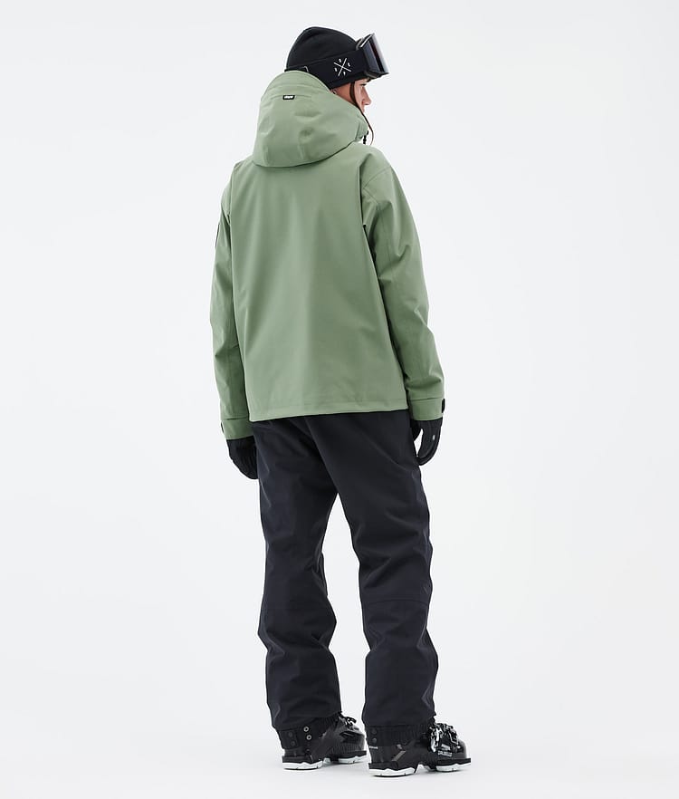 Dope Blizzard W Full Zip Ski Jacket Women Moss Green