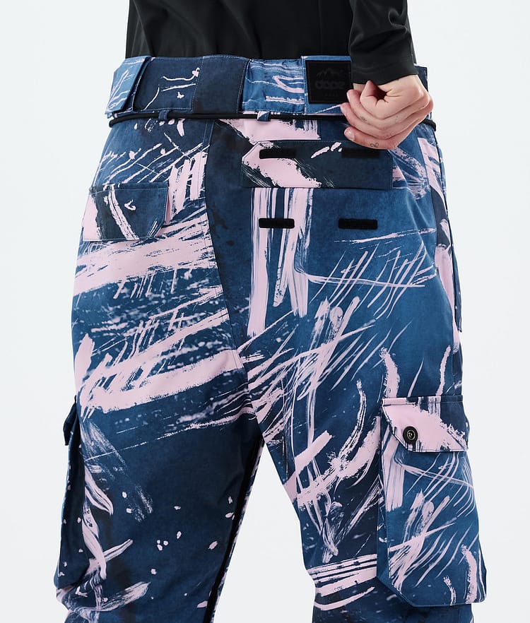 Dope Iconic W Snowboard Pants Women Scribble Purple