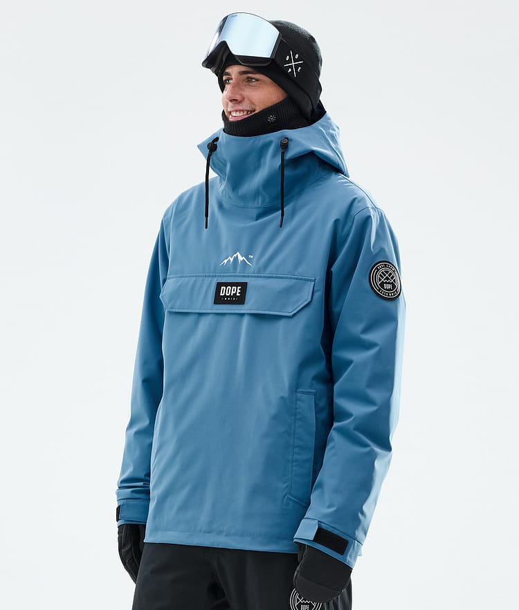 Dope Blizzard Ski Jacket Men Metal Blue
