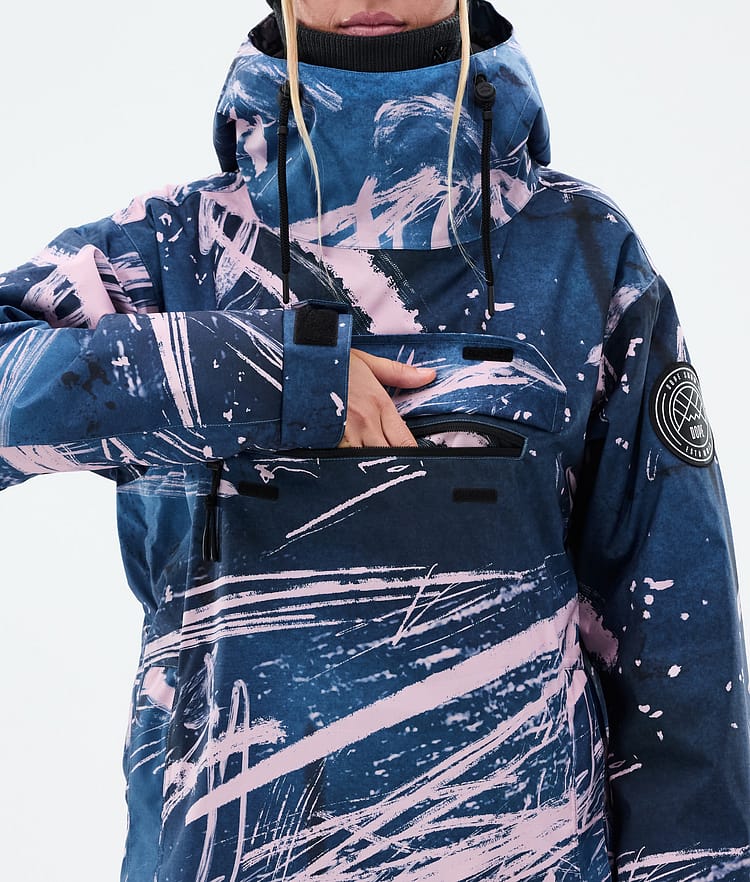 Dope Blizzard W Snowboard Jacket Women Punk Blue