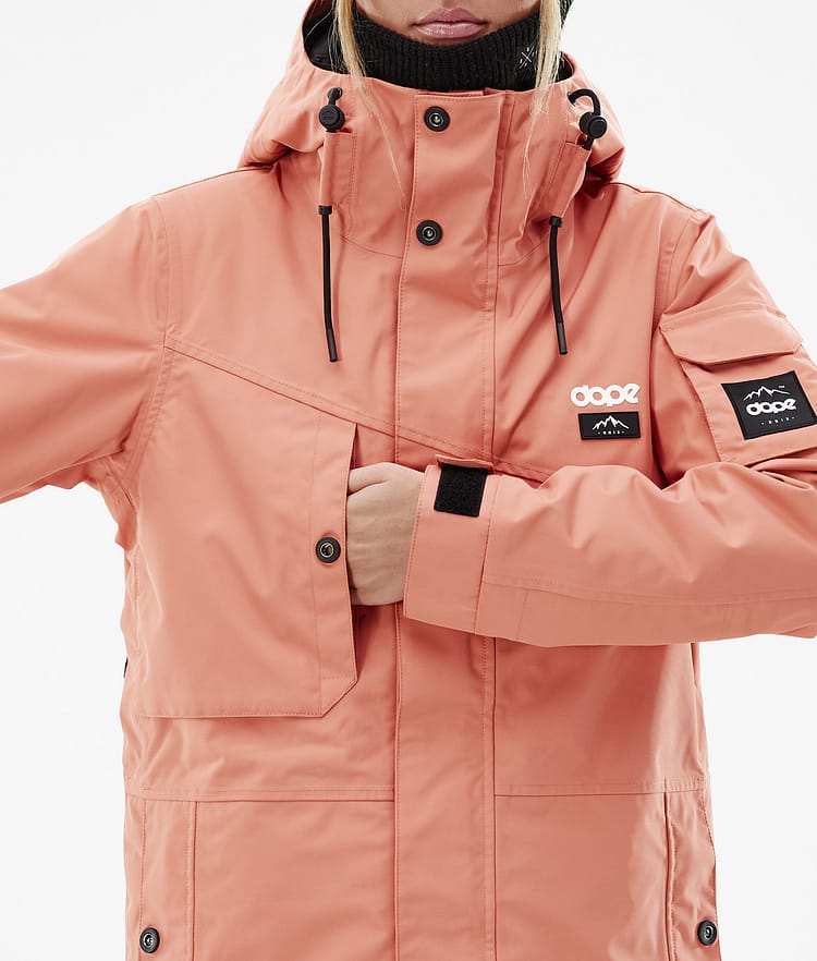 Dope Adept W Snowboard Jacket Women Soft Pink Renewed