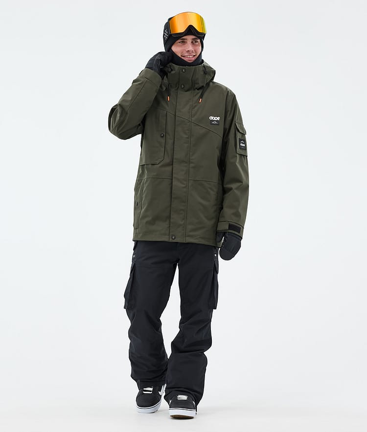 Dope Adept Snowboard Jacket Men Whitish Renewed