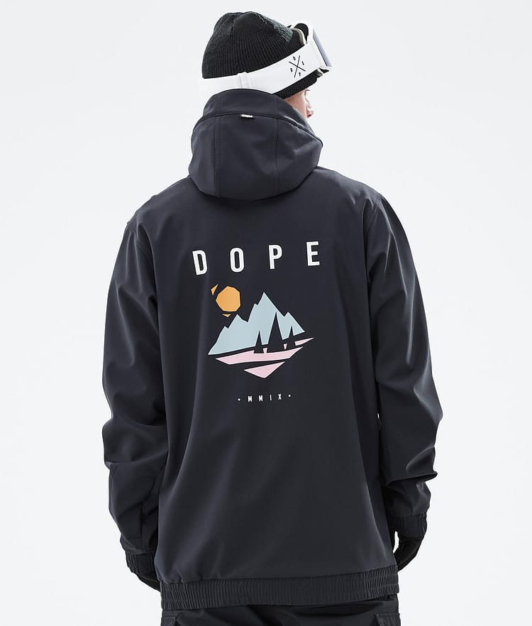 Dope Yeti 2022 Snowboard Jacket Men Pine Black Renewed