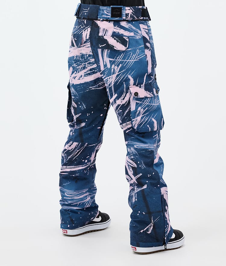 Dope Iconic W Snowboard Pants Women Scribble Purple