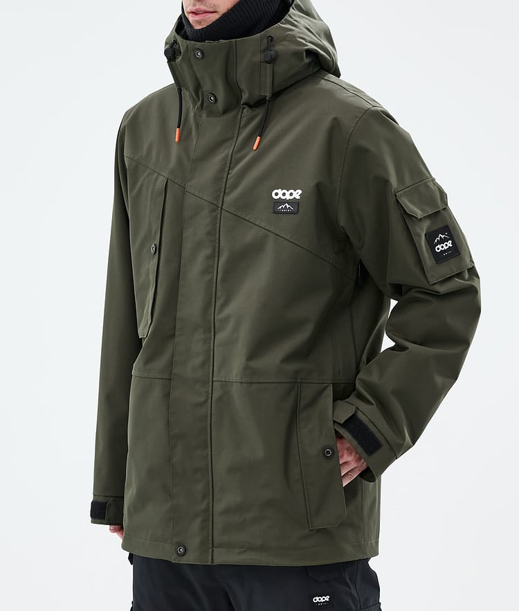 Dope Adept Snowboard Jacket Men Metal Blue Camo