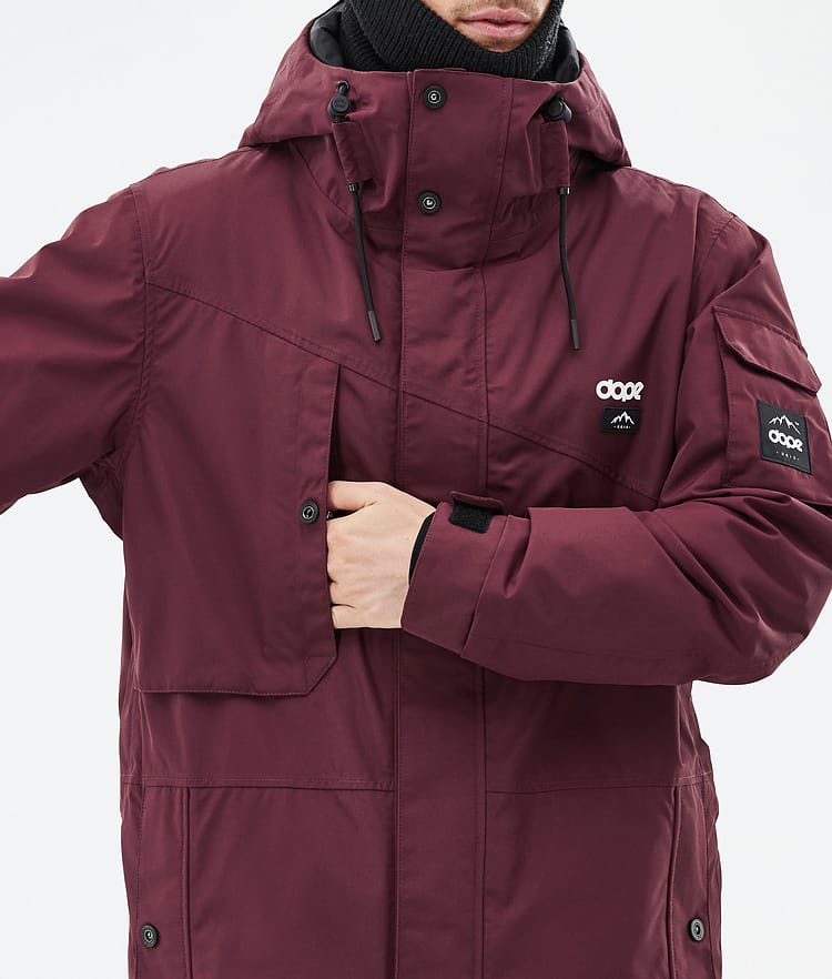 Dope Adept Snowboard Jacket Men Metal Blue Camo
