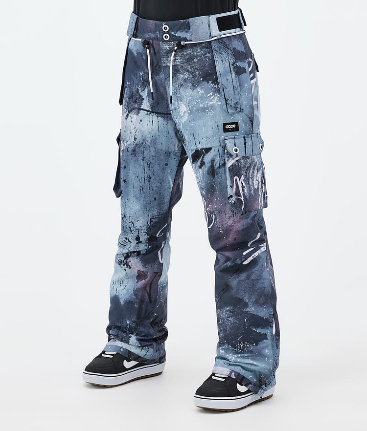 Dope Iconic W Snowboard Pants Women Scribble Purple