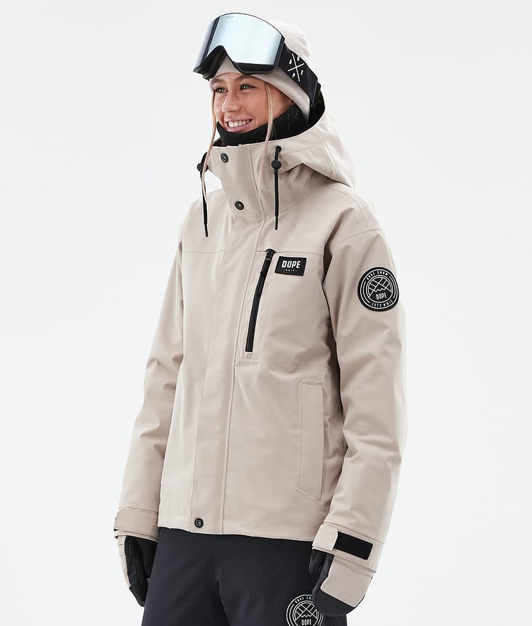 Dope Blizzard W Full Zip Ski Jacket Women Moss Green