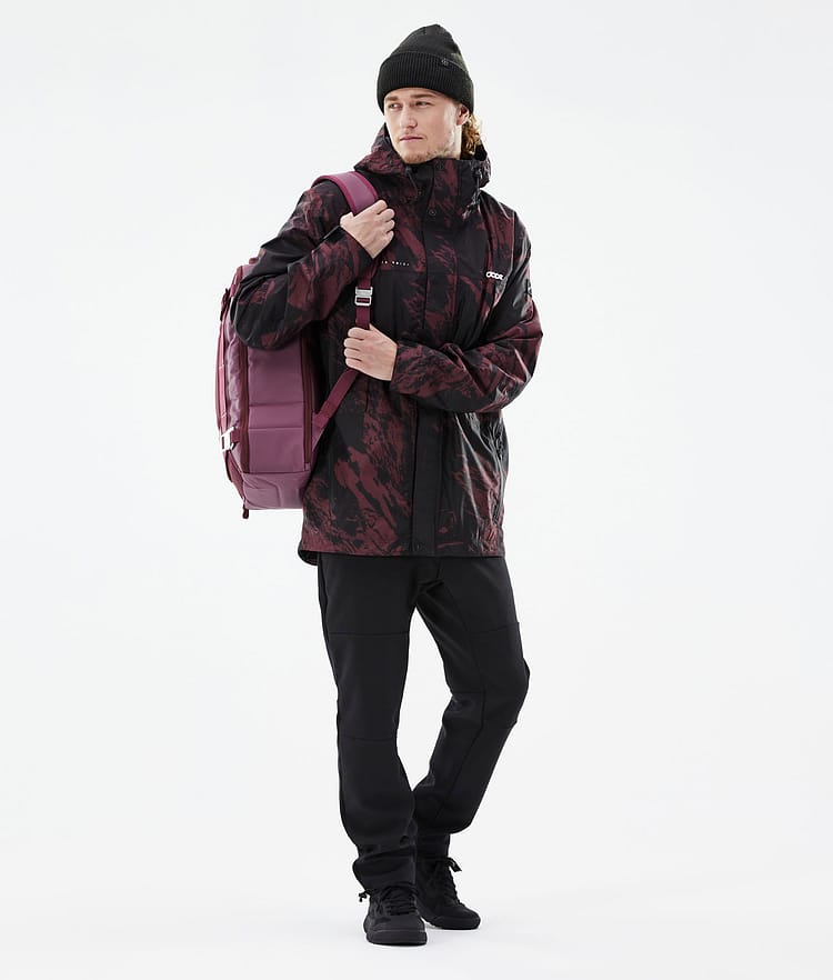 Dope Nomad Outdoor Pants Men Paint Burgundy