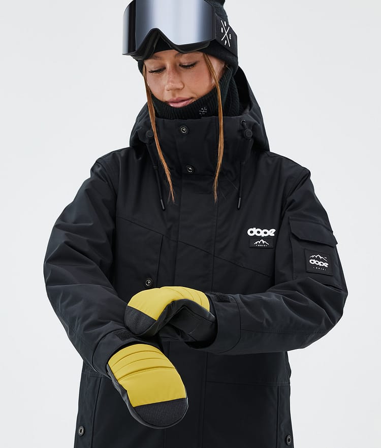 Dope Ace Snow Mittens Yellow