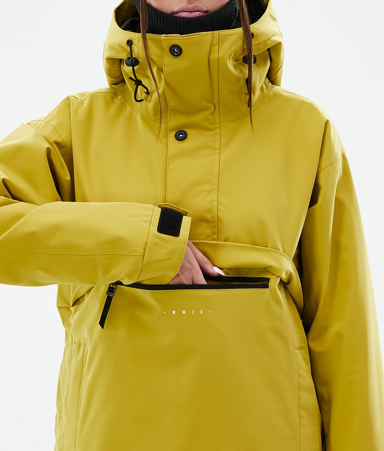 Dope Legacy W Snowboard Jacket Women Khaki Yellow