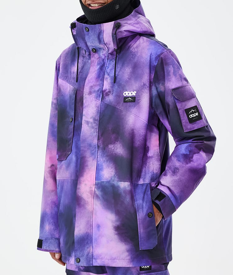 Dope Adept Snowboard Jacket Men Whitish Renewed