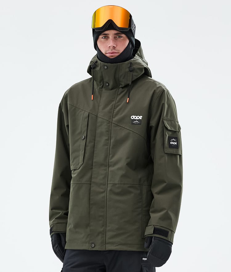 Dope Adept Snowboard Jacket Men Metal Blue Camo