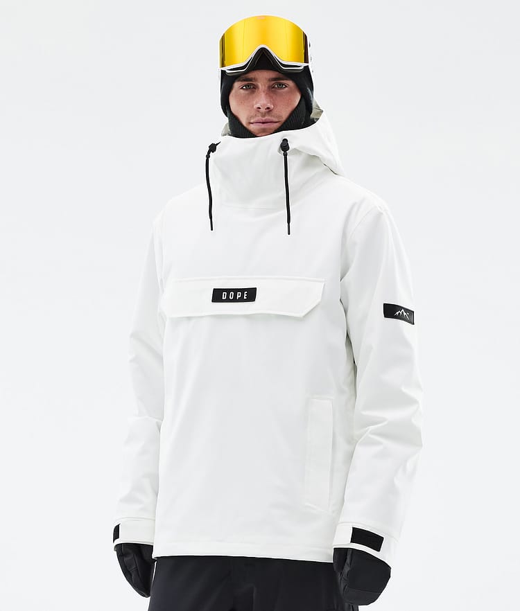 Dope Blizzard Snowboard Jacket Men Whitish Renewed