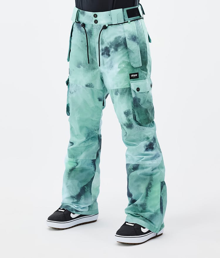 Dope Iconic W Snowboard Pants Women Scribble Purple