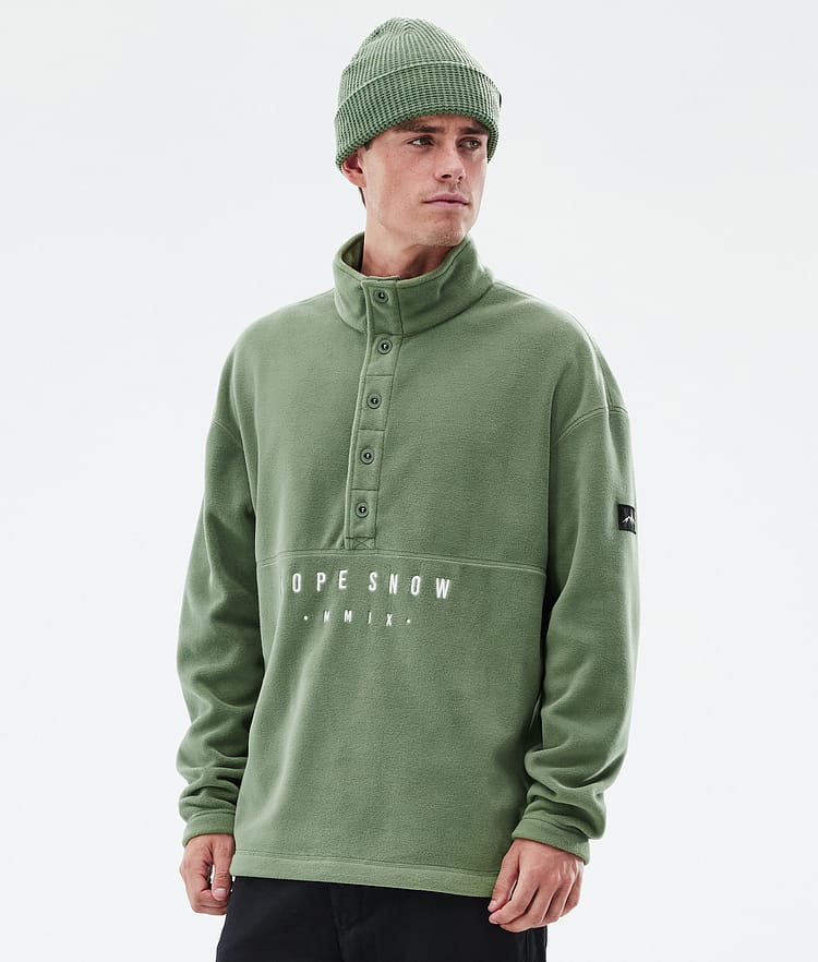 Dope Comfy Fleece Sweater Men Sand/Black Renewed