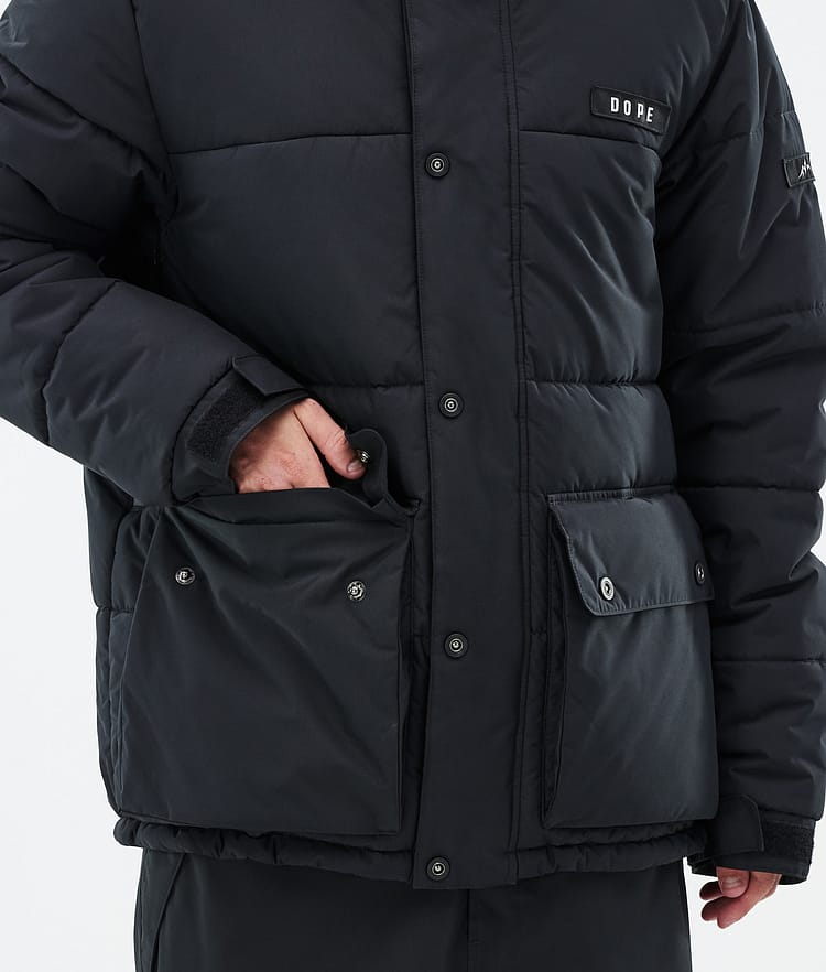Dope Puffer Full Zip Snowboard Jacket Men Sand