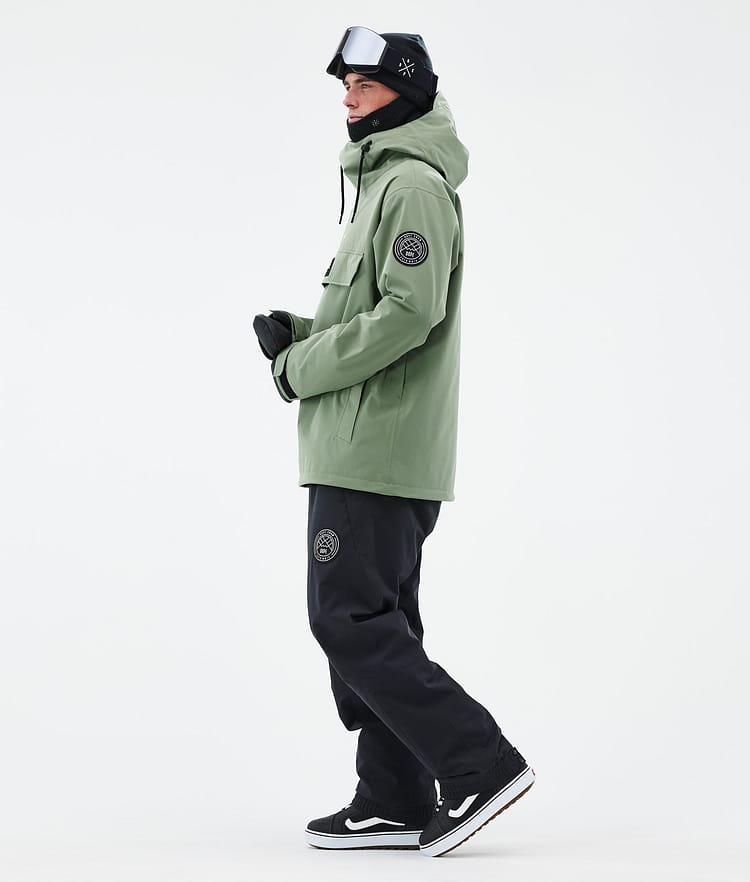 Dope Blizzard Snowboard Jacket Men Whitish Renewed
