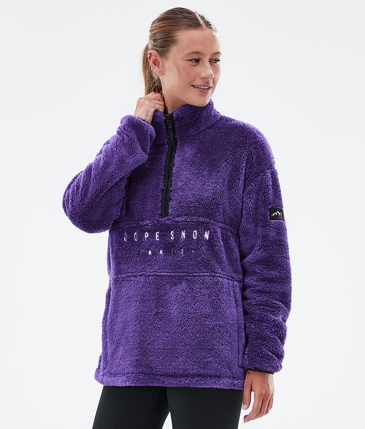 Dope Pile W Fleece Sweater Women Faded Green