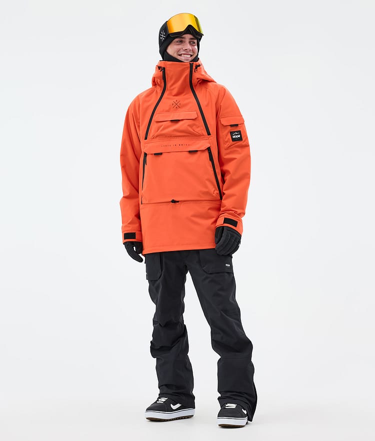 Dope Akin Snowboard Jacket Men Metal Blue Renewed