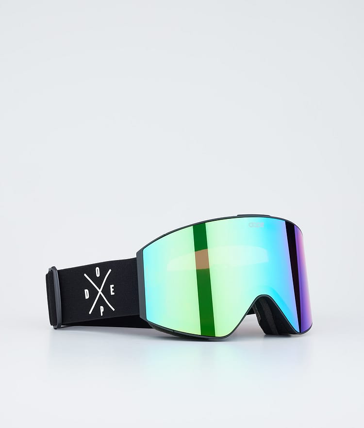 Dope Sight Ski Goggles Black/Pink Mirror