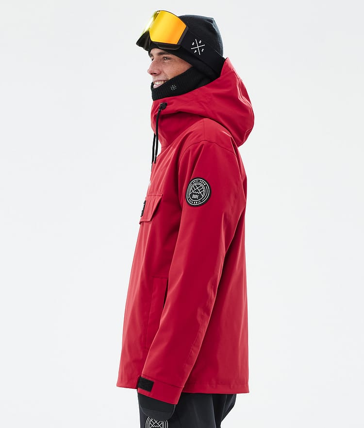 Dope Blizzard Ski Jacket Men Shards Burgundy Blue