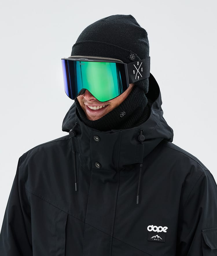Dope Sight Ski Goggles Black/Pink Mirror