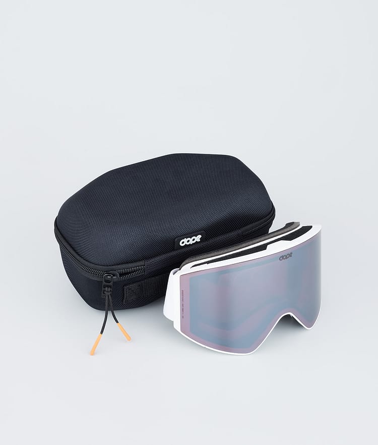 Dope Sight Ski Goggles Black/Pink Mirror