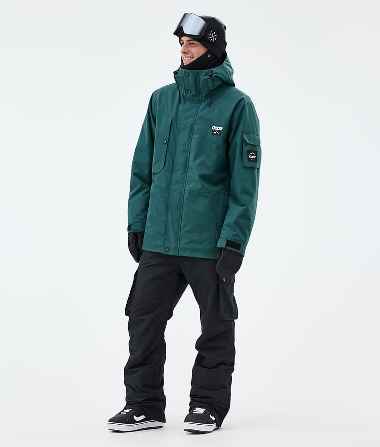 Dope Adept Snowboard Jacket Men Metal Blue Camo