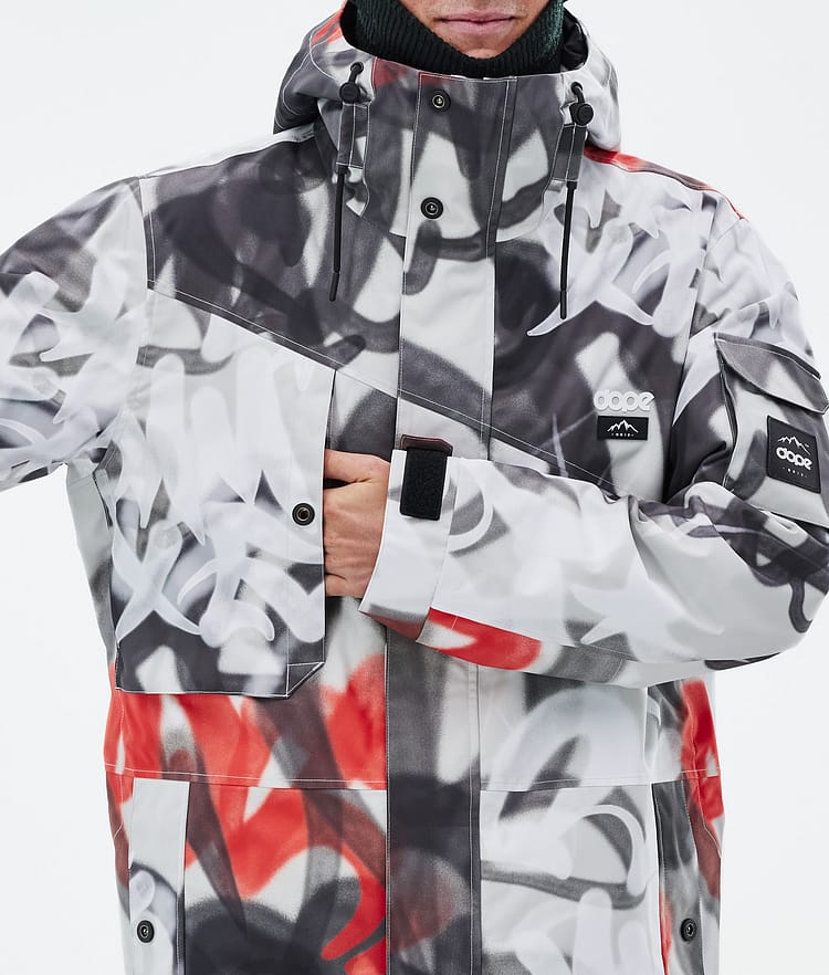 Dope Adept Snowboard Jacket Men Whitish Renewed