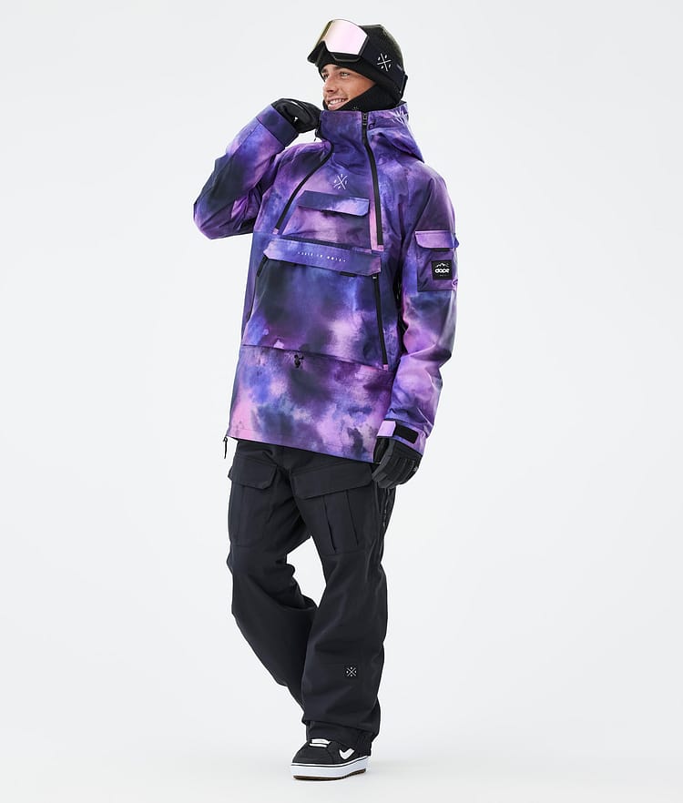 Dope Akin Snowboard Jacket Men Metal Blue