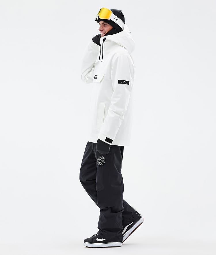 Dope Blizzard Snowboard Jacket Men Whitish Renewed