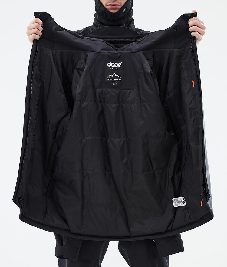 Dope Blizzard Full Zip Snowboard Jacket Men Olive Green Renewed