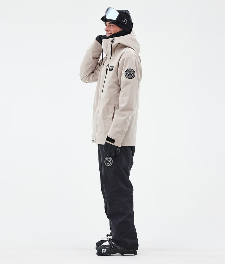 Dope Blizzard Full Zip Ski Jacket Men Black