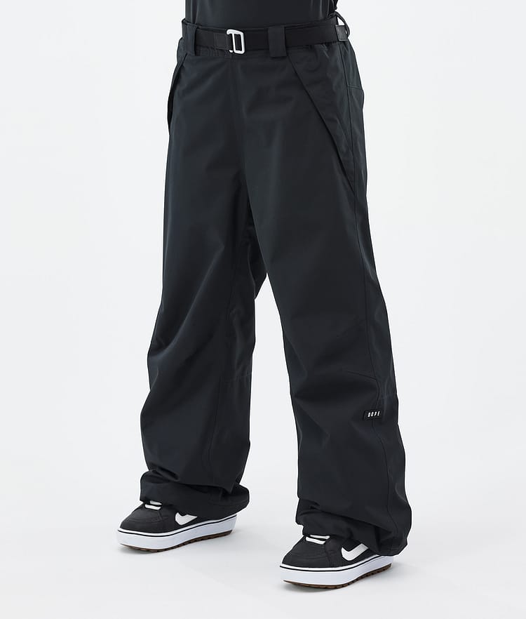 Dope Big W Snowboard Pants Women Black Renewed