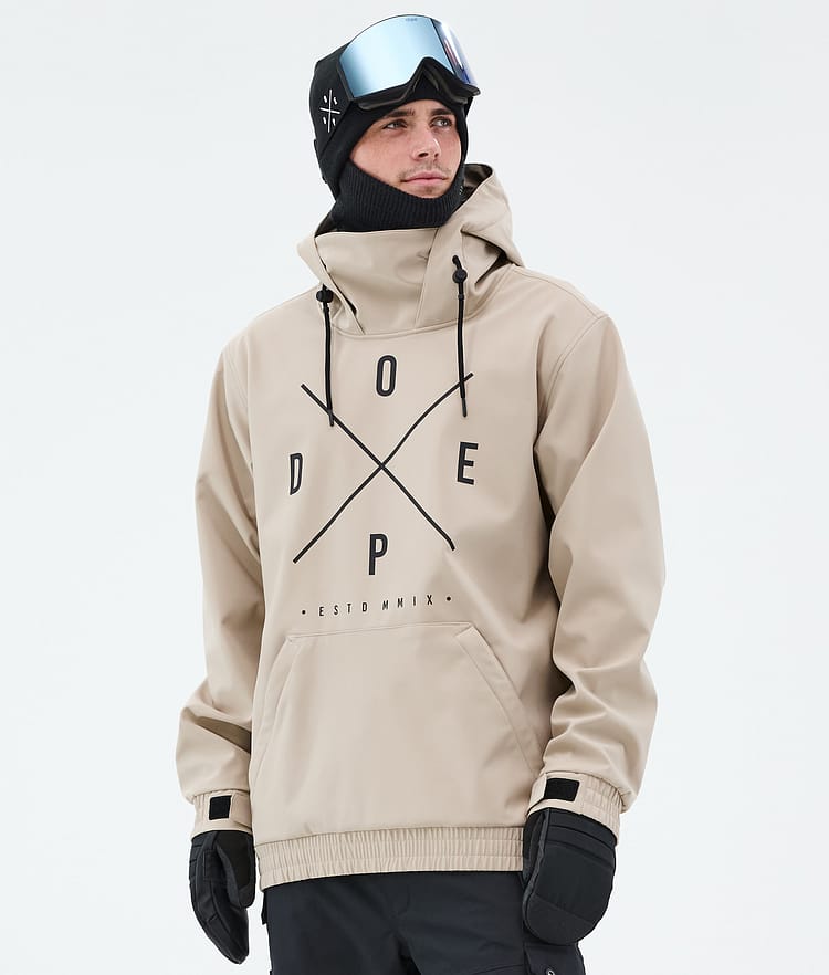 Dope Yeti Ski Jacket Men Aphex Light Grey