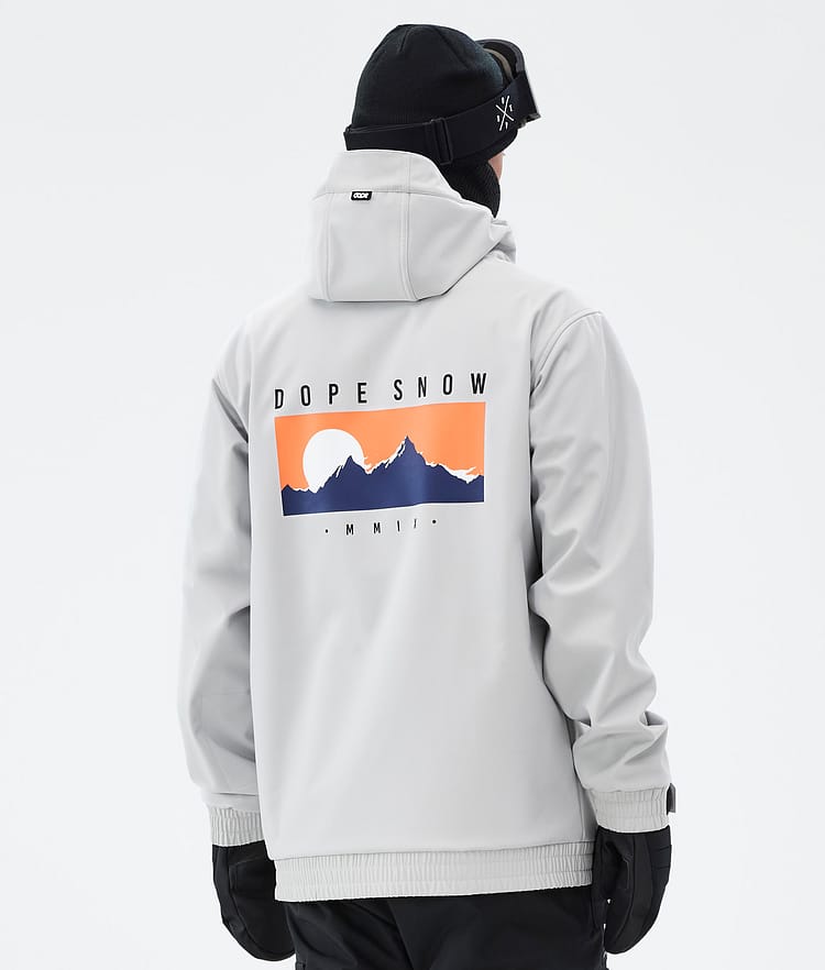 Dope Yeti Snowboard Jacket Men Summit Metal Blue