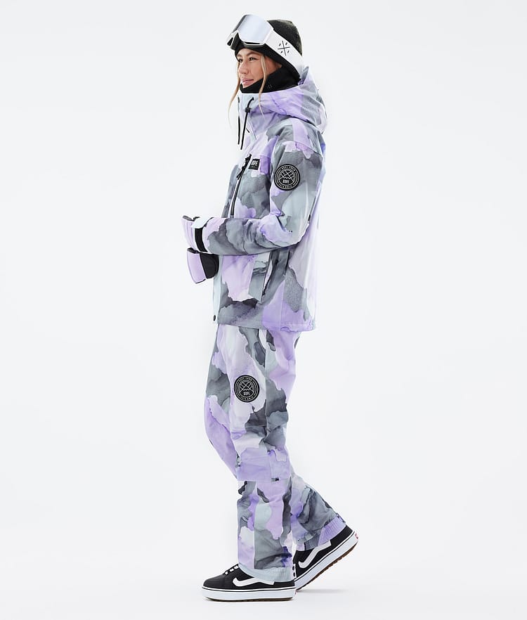 Dope Blizzard W Full Zip Snowboard Jacket Women Faded Green Renewed