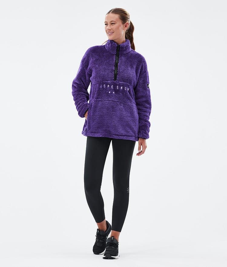 Dope Pile W Fleece Sweater Women Faded Green