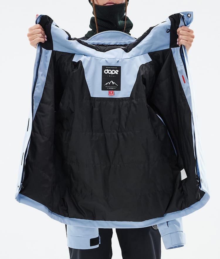 Dope Blizzard W Full Zip Snowboard Jacket Women Faded Green Renewed