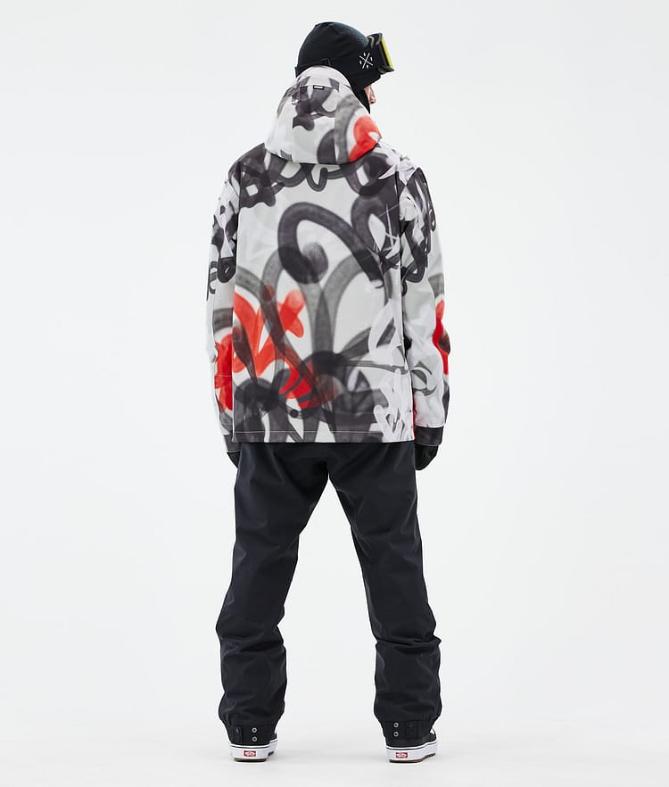 Dope Blizzard Snowboard Jacket Men Whitish Renewed