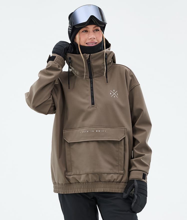 Dope Cyclone W Snowboard Jacket Women Light Grey